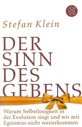 Klein, Der Sinn des Gebens.