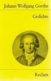 Goethe, Gedichte